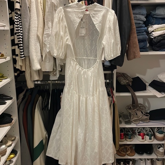 NWT Zara eyelet open back dress - Picture 6 of 6